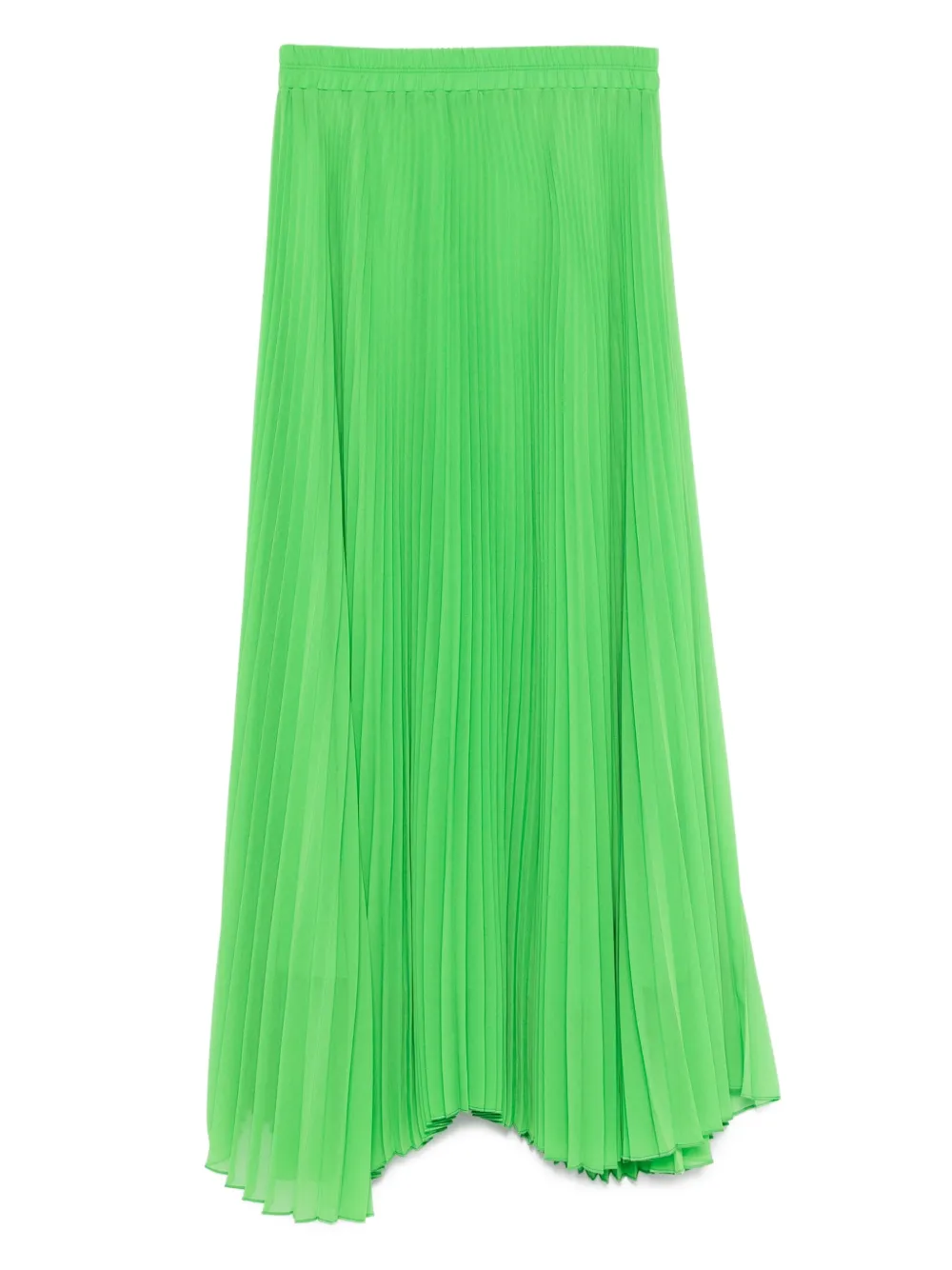 pleated maxi skirt