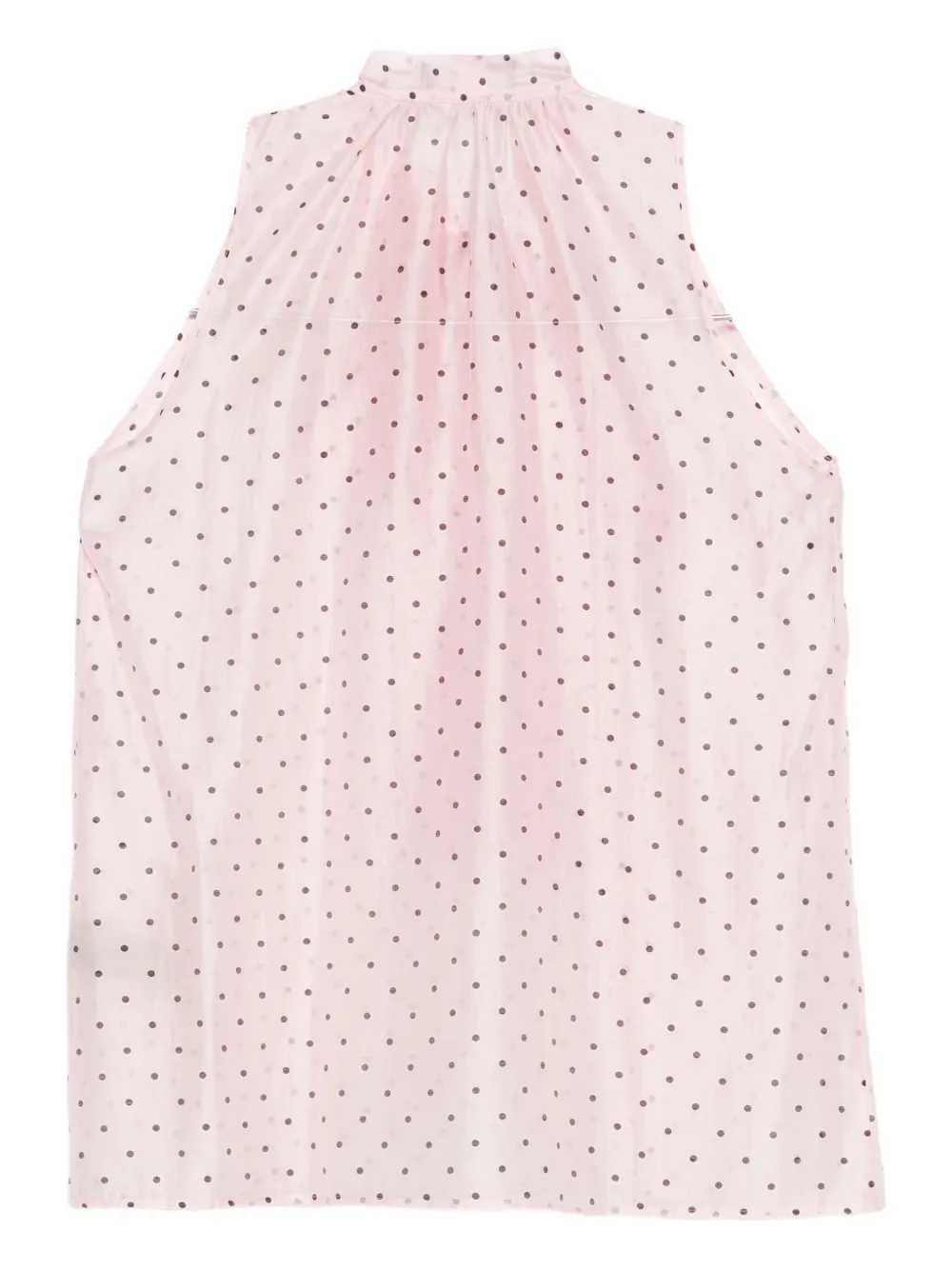 STYLAND polka-dot blouse - Roze
