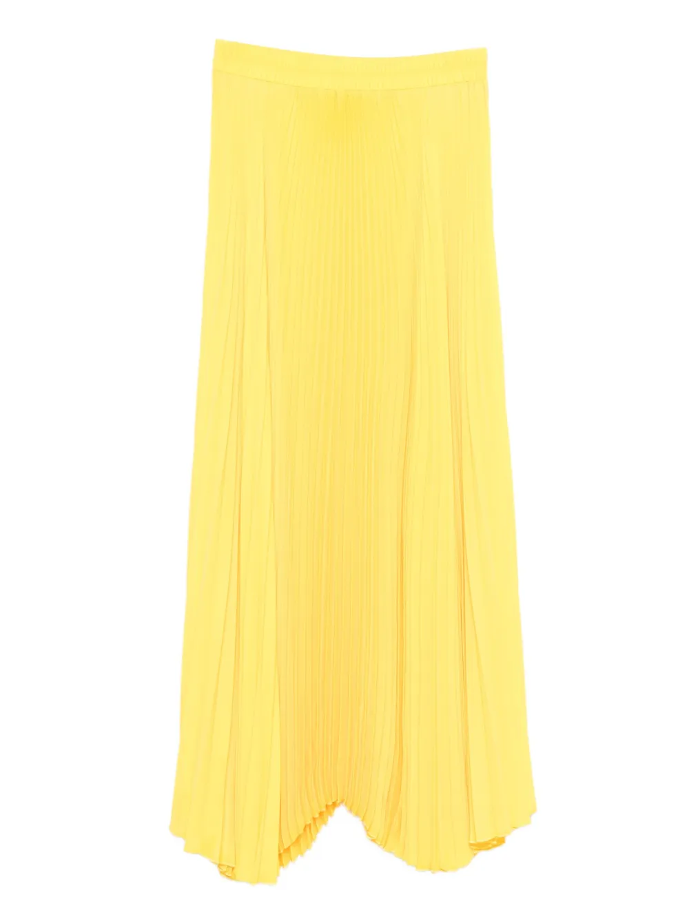 pleated maxi skirt