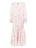 STYLAND polka-dot ruffled dress - Pink