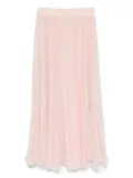 STYLAND pleated-tulle midi skirt - Pink