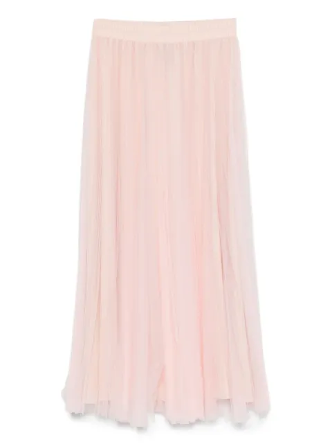 STYLAND pleated-tulle midi skirt