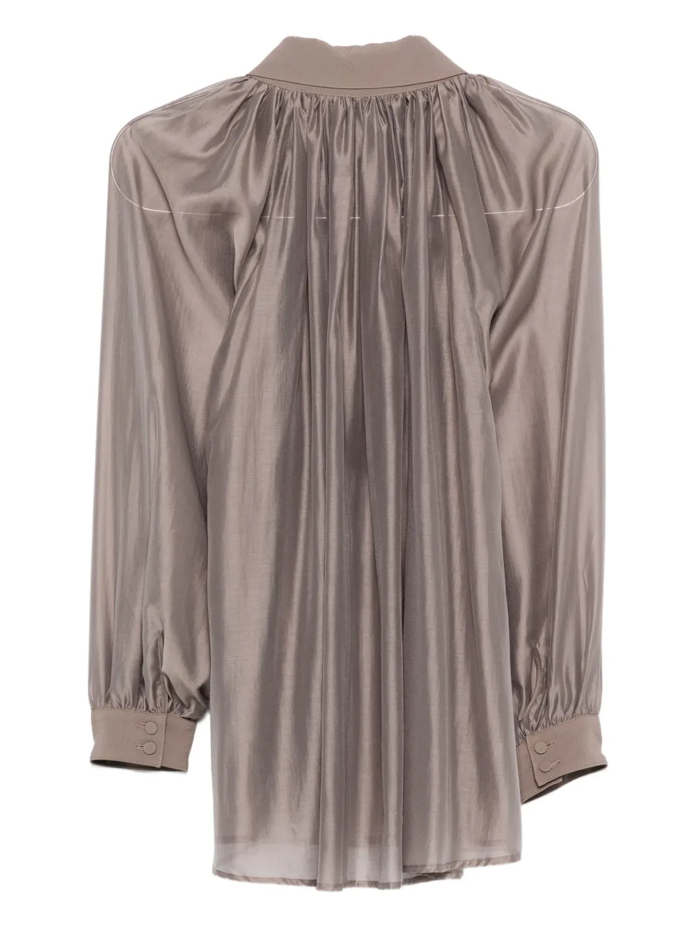 STYLAND gathered-sleeve blouse - Grijs