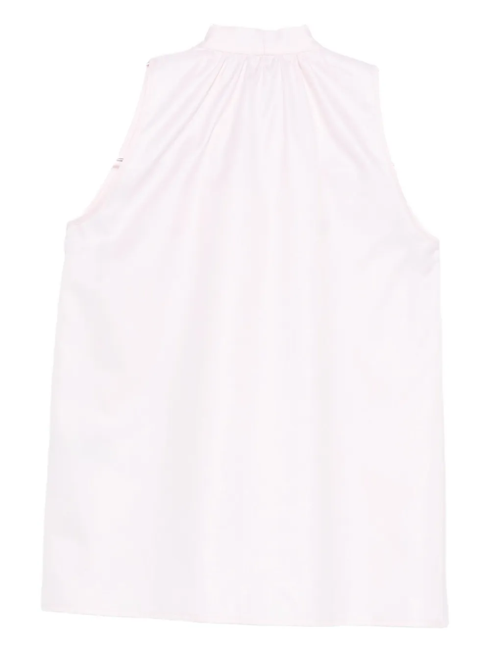 STYLAND bow-neck sleeveless top - Roze