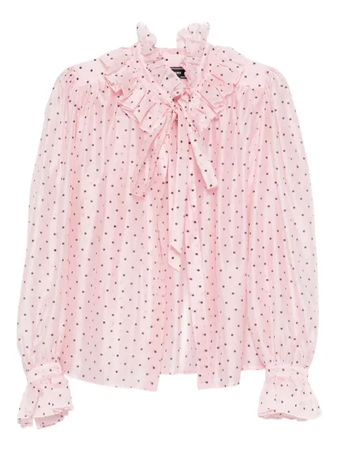 STYLAND polka-dot blouse