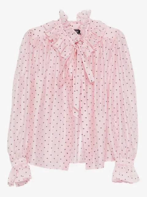 STYLAND polka-dot blouse