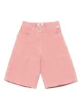 Il Gufo corduroy panelled shorts - Pink
