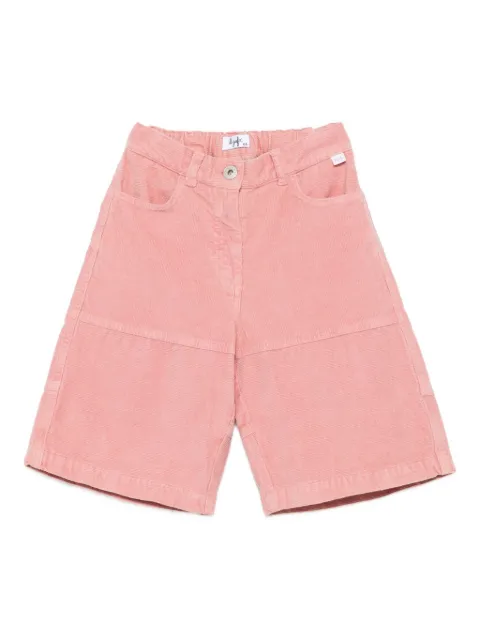 Il Gufo corduroy panelled shorts