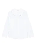 Il Gufo ruffled-collar blouse - White