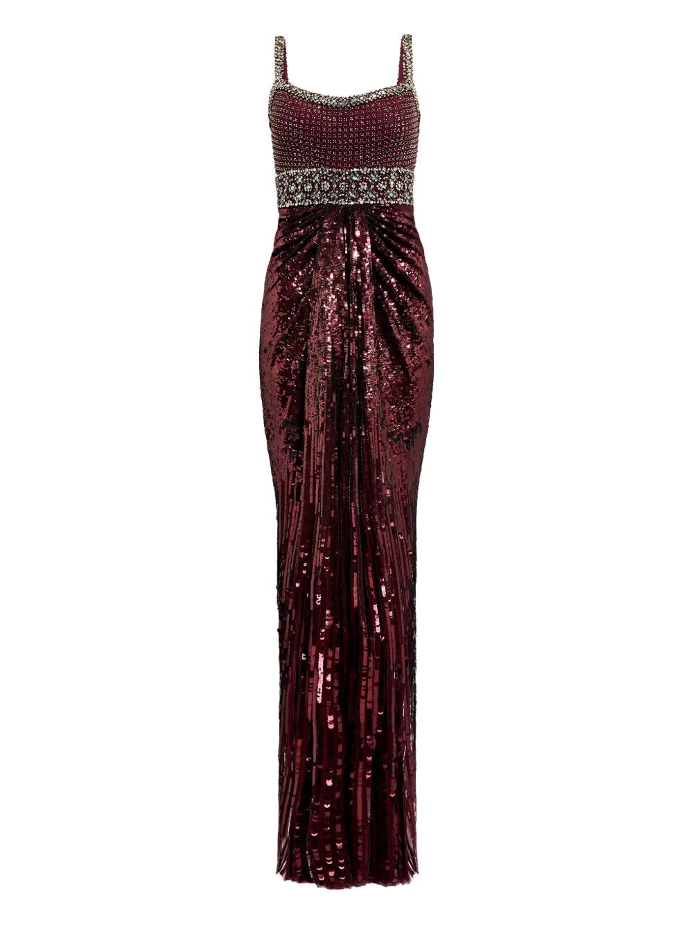 Only You embellished draped maxi dress