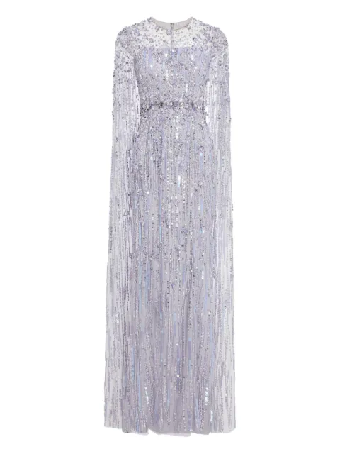 Jenny Packham فستان 'روبي' ماكسي مزين بكيب