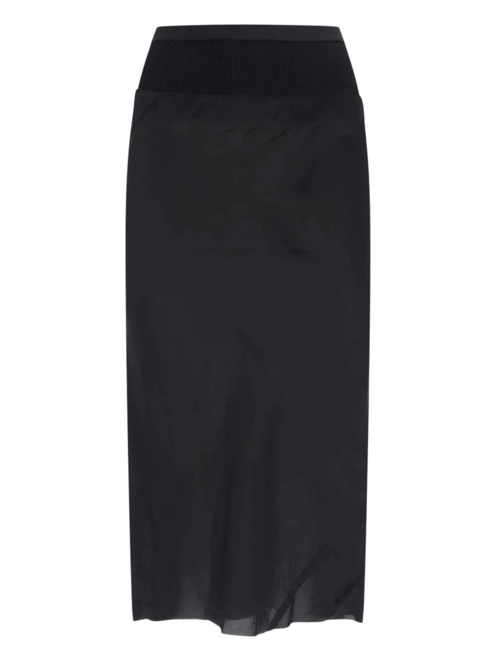 pleated-panel skirt