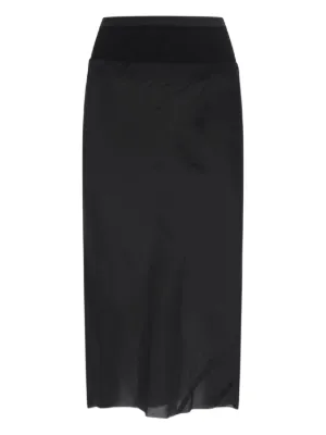 【RICK OWENS】アシンメトリースカート RICK OWENS Edfu asymmetric sequined silk-chiffon maxi skirt