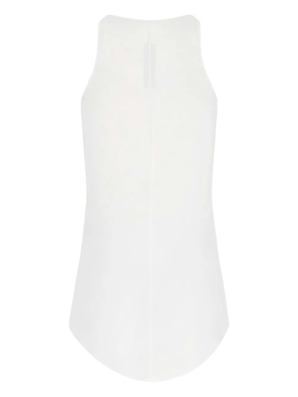 Rick Owens ribbed round-neck top Wit