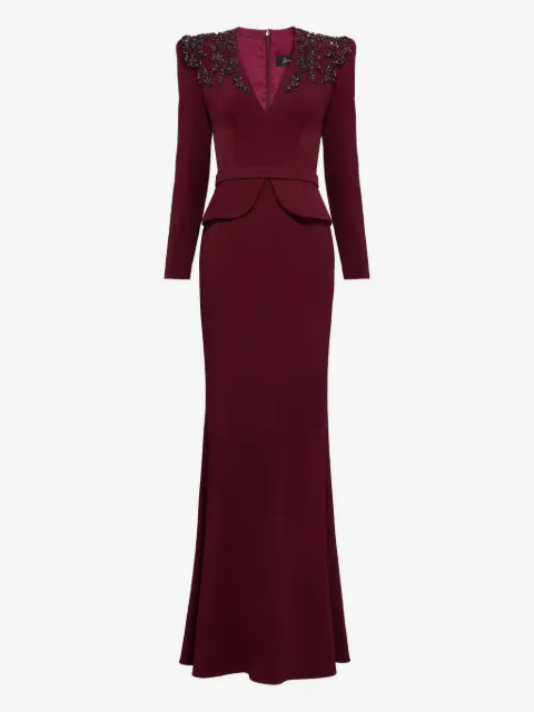 Jenny Packham Maxikleid mit Pailletten