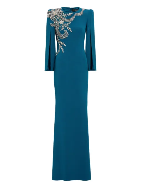 Jenny Packham crystal-embellished maxi dress