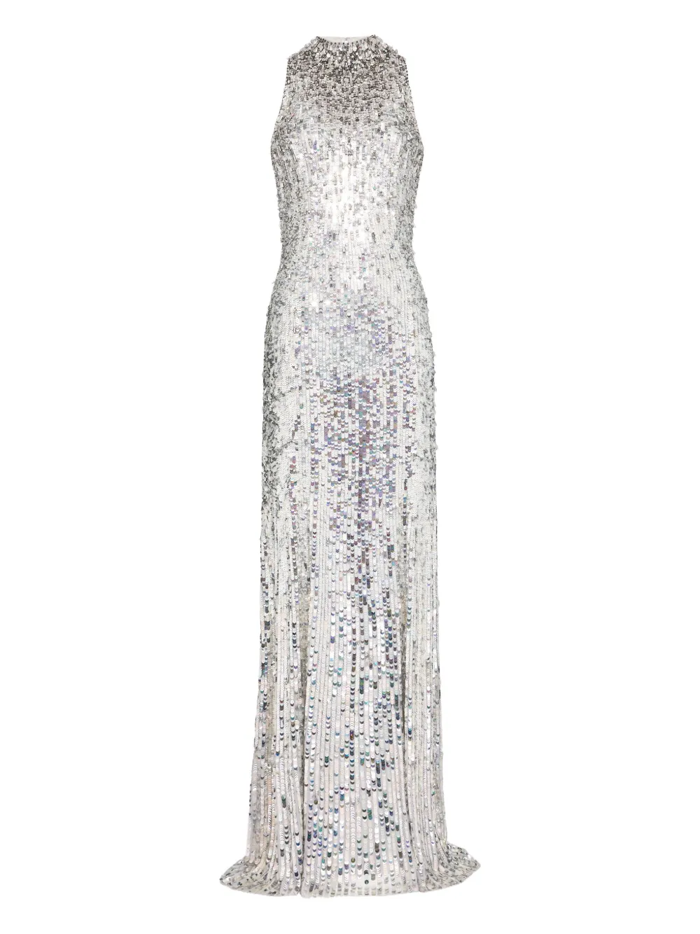 Jenny Packham sequin-embellishment maxi dress | Grey | Image 1