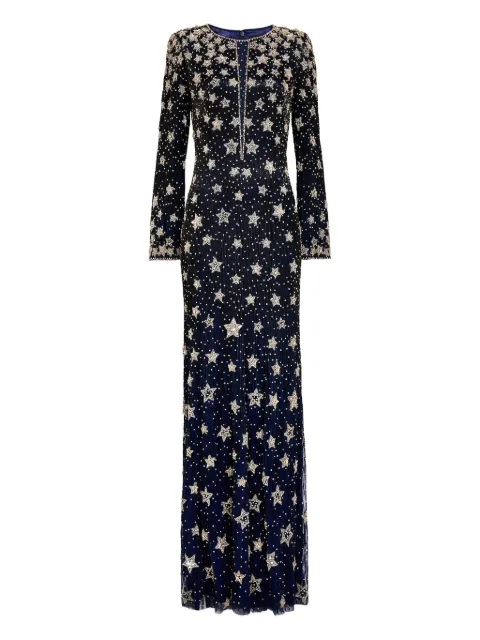 Jenny Packham star-embellished maxi dress