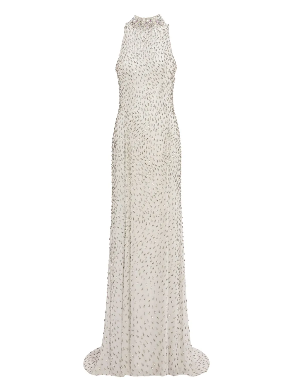 Jenny Packham Abito lungo a collo alto - SALT