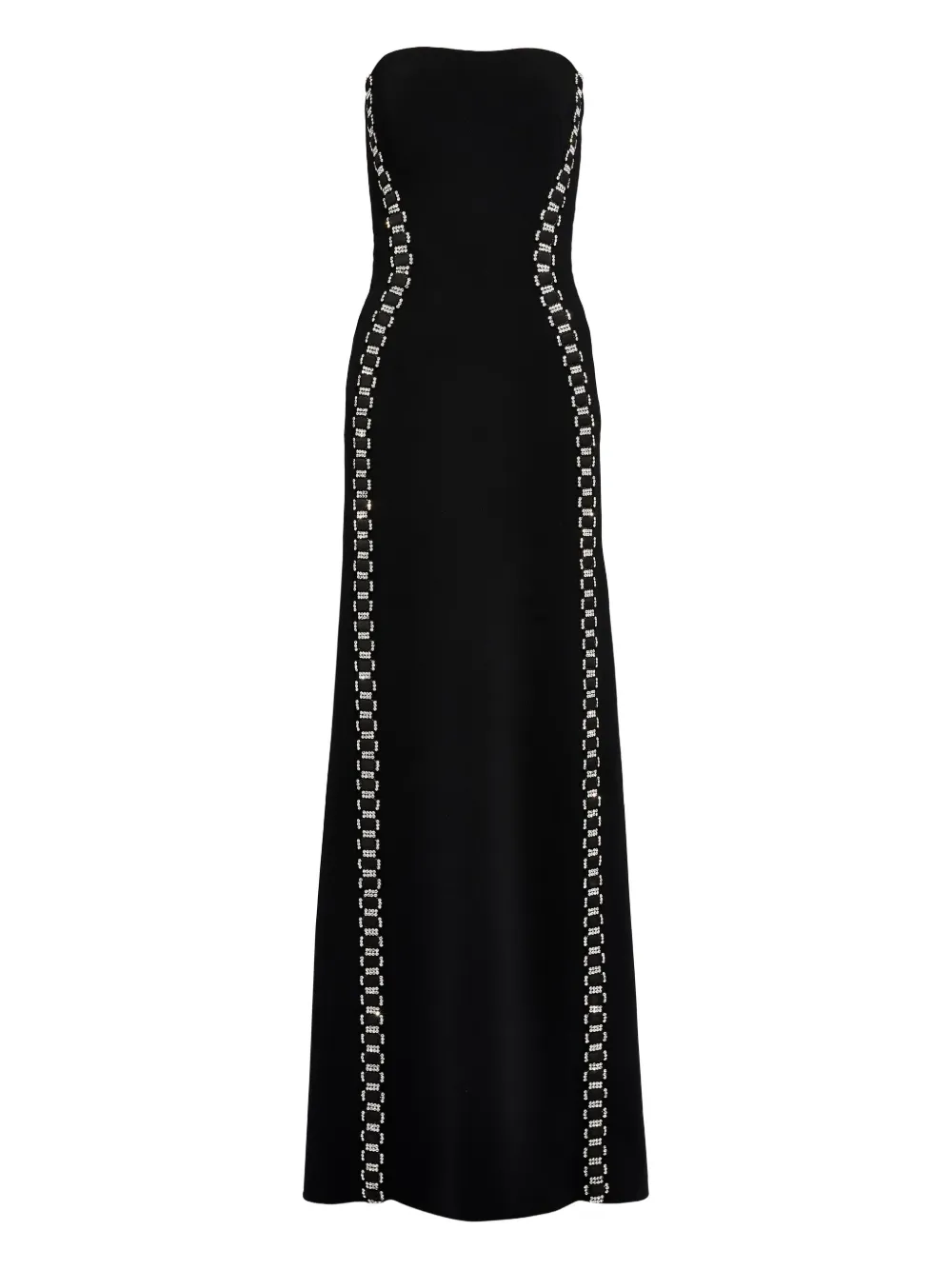Jenny Packham crystal-embellished strapless maxi dress | Black | Image 1
