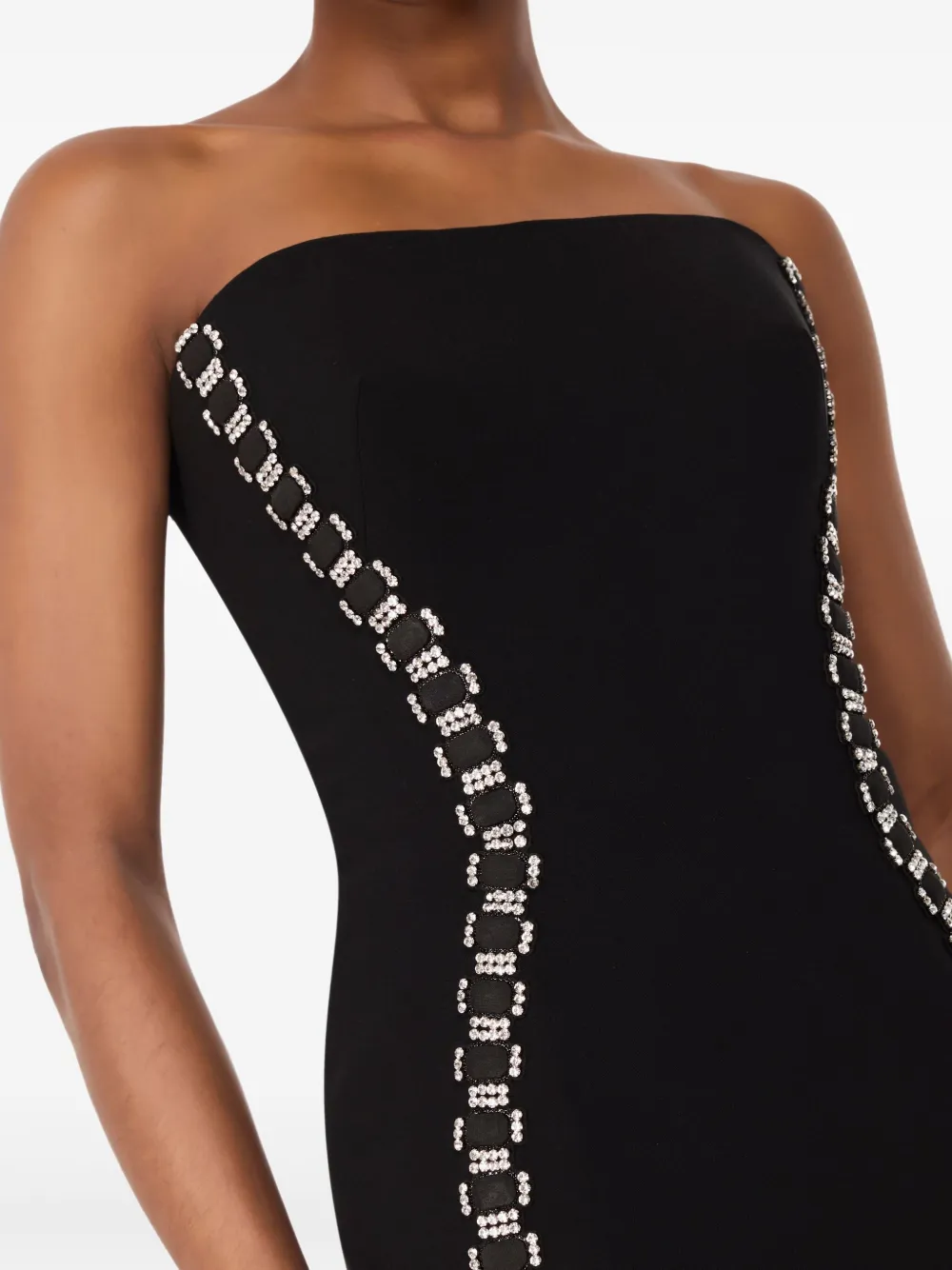 Jenny Packham Maxi-jurk verfraaid met kristallen Zwart