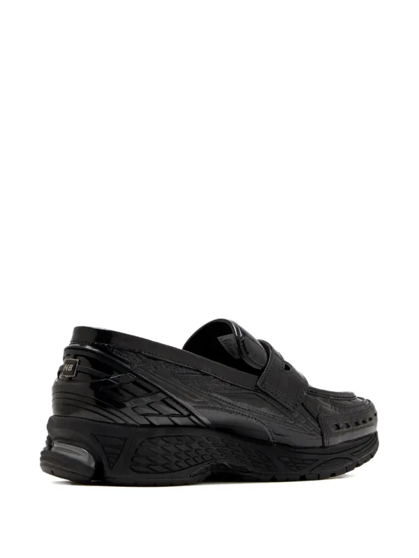 New Balance crocodile-effect slip-on Sneakers | FARFETCH