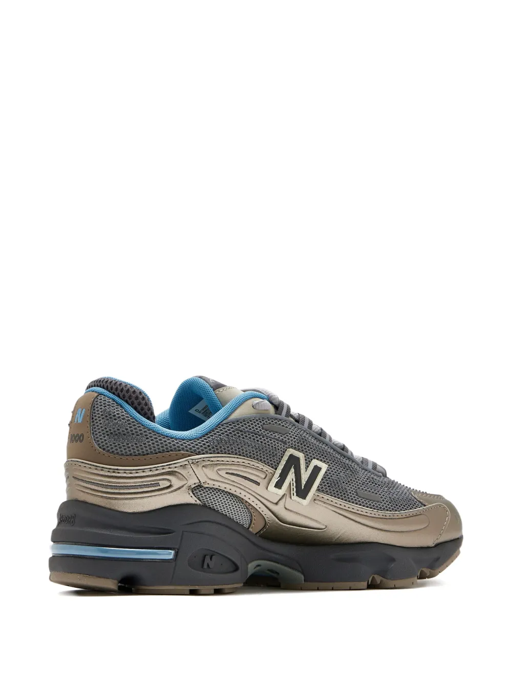 New Balance 1000 metallic-mesh sneakers Blue