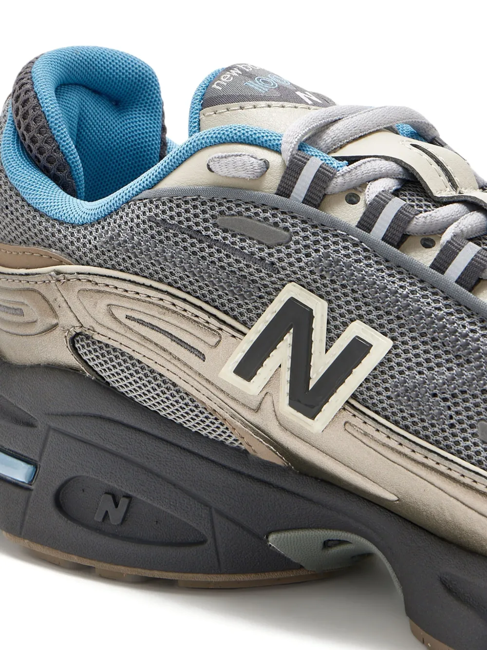 New Balance 1000 metallic-mesh sneakers Blauw