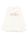 MSGM Kids pearl-embellished sweatshirt - Neutrals
