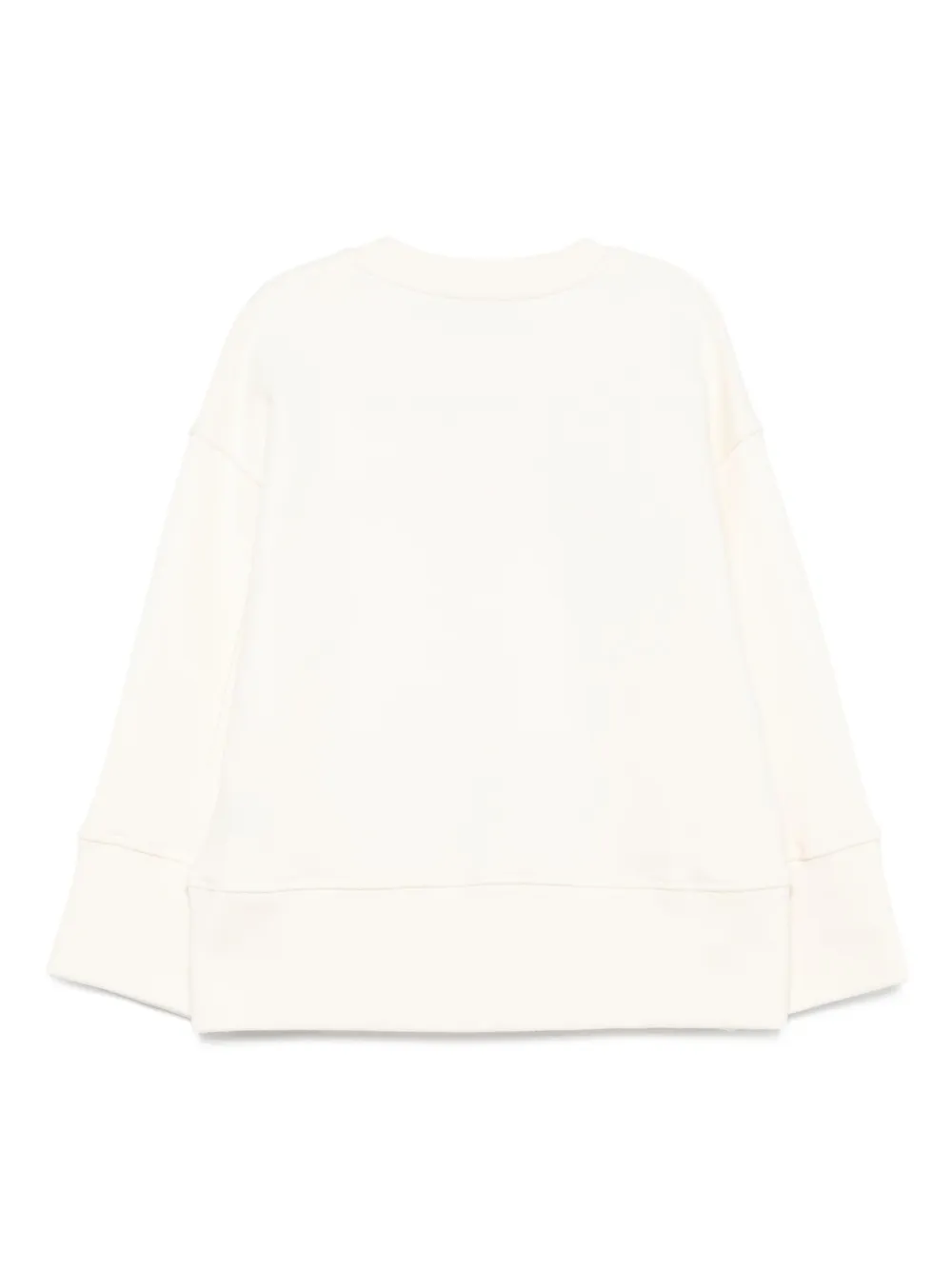 MSGM Kids Sweater verfraaid met parels Beige