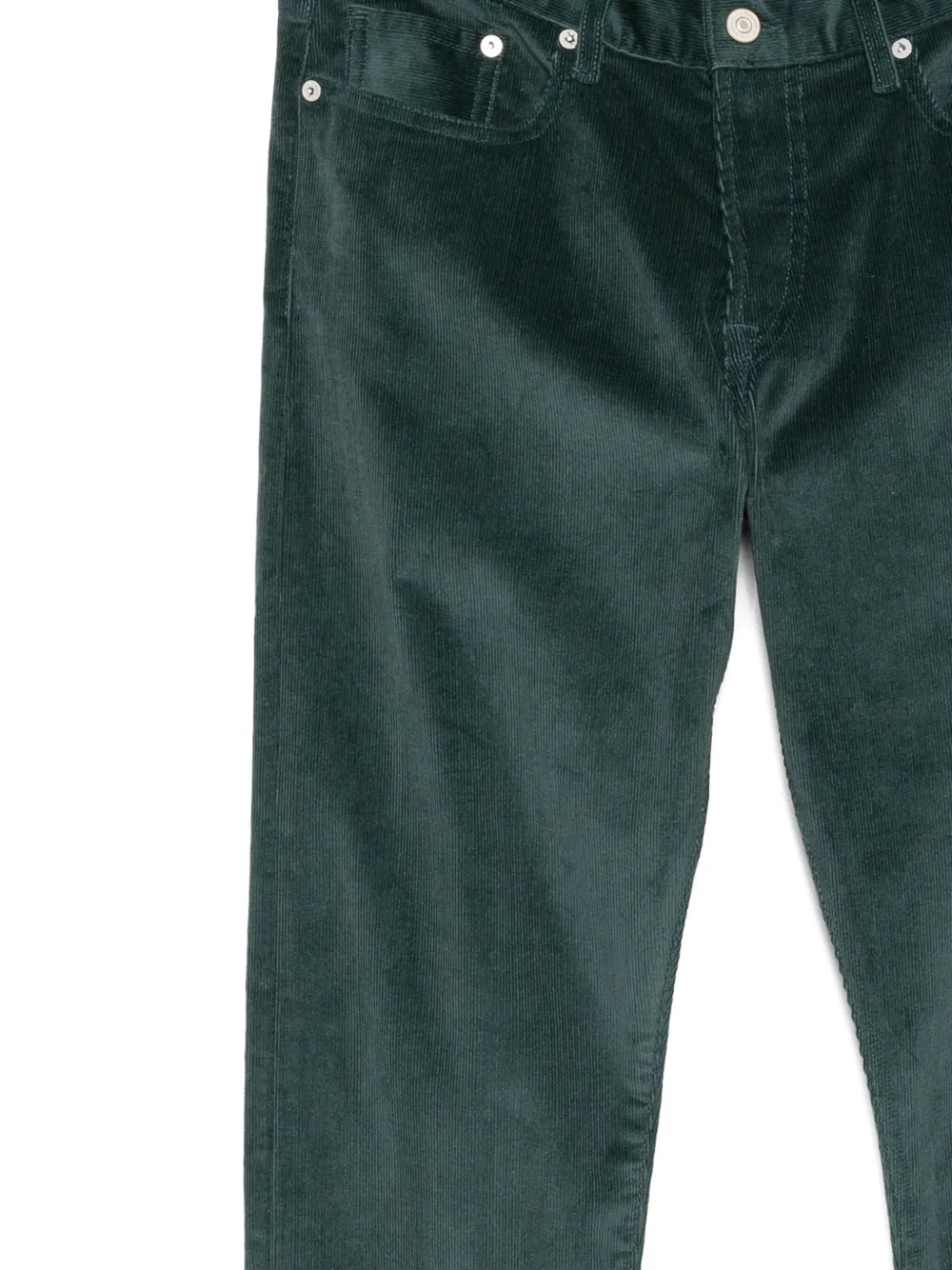 PS Paul Smith Ribfluwelen broek met toelopende pijpen Blauw