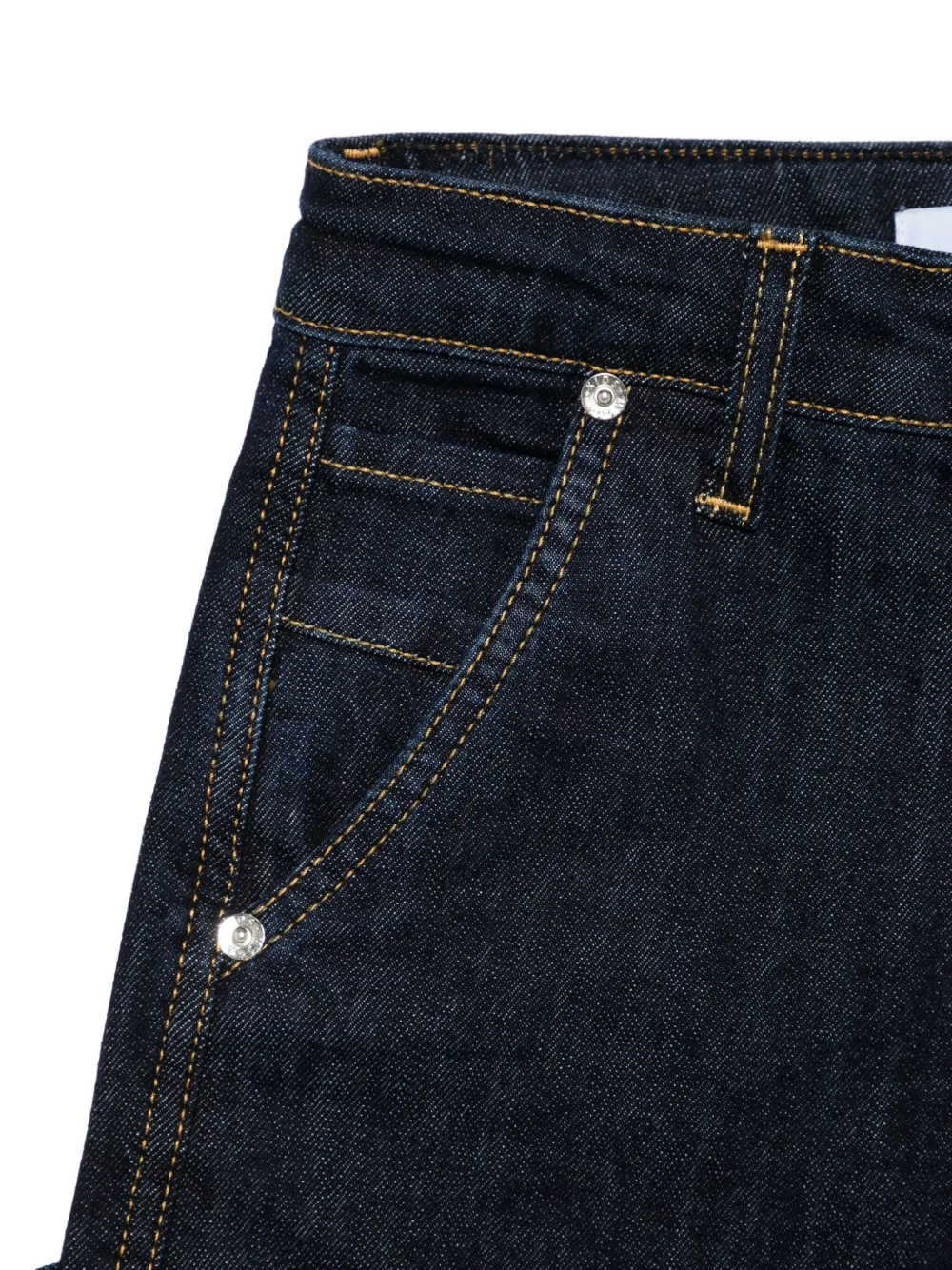 MSGM Kids Jeans met logopatch Blauw