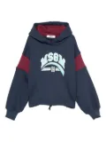 MSGM Kids colour-block hoodie - Blue