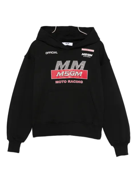 MSGM Kids hoodie à logo imprimé