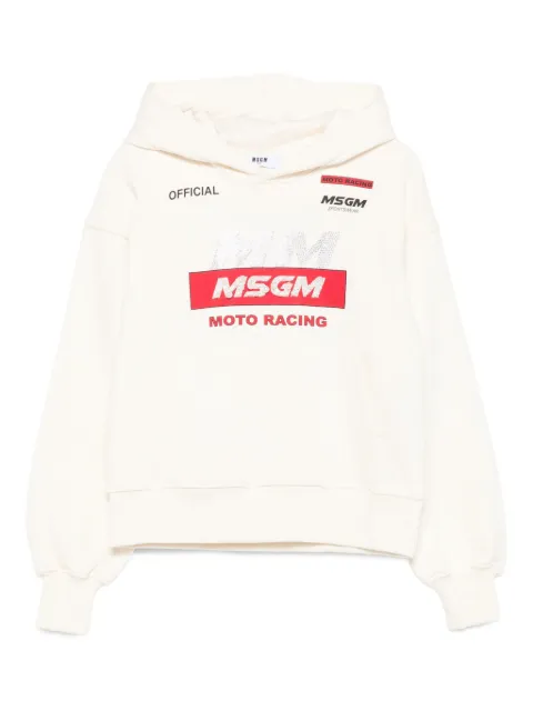 MSGM Kids crystal-embellished hoodie