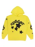 SP5DER Beluga star-print hoodie - Yellow