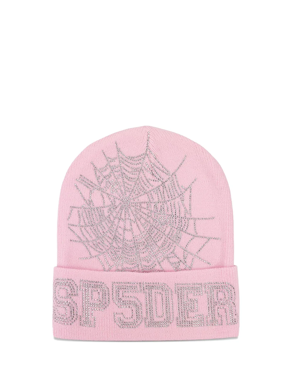 rhinestone-embellished beanie