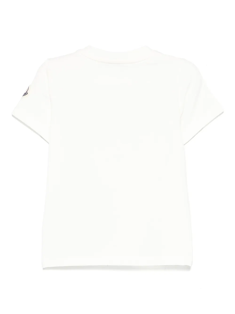 Moncler Enfant logo-print short-sleeved T-shirt 034 WHITE
