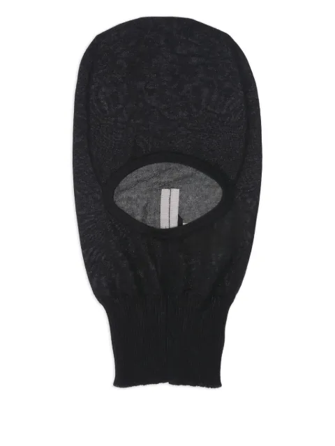 Rick Owens skull cashmere balaclava