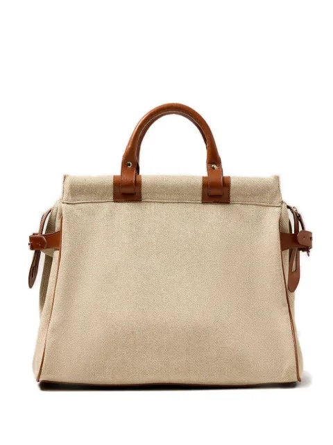 Lenny Niemeyer Bolsa tote Rolote de canvas com couro