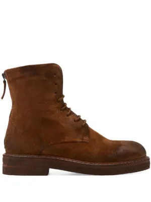 Guidi ラウンドトゥ スエードブーツ | ブラウン | FARFETCH JP