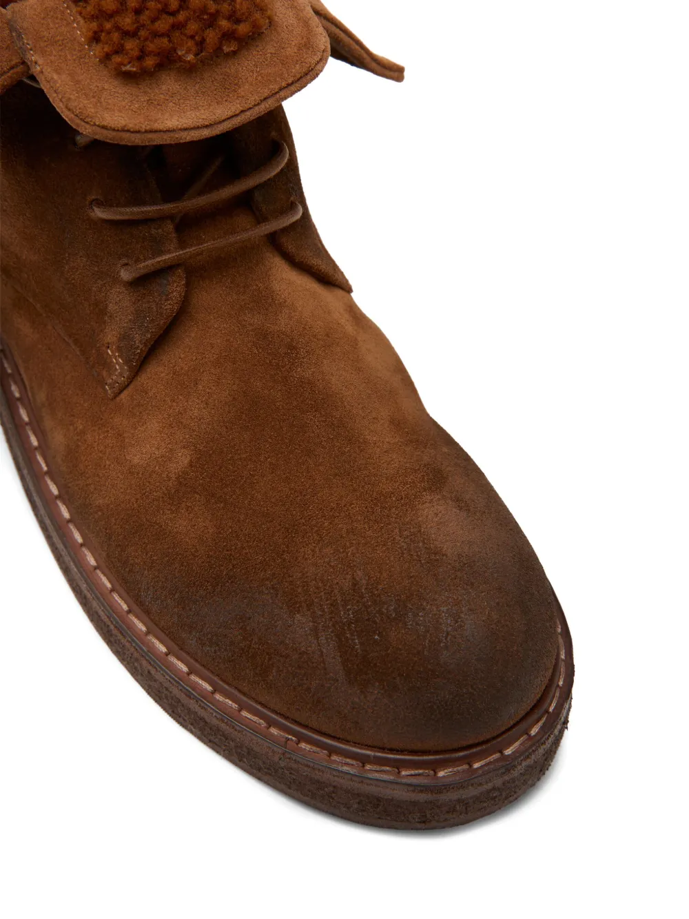 Marsèll Parrucca Combat Boots In Brown