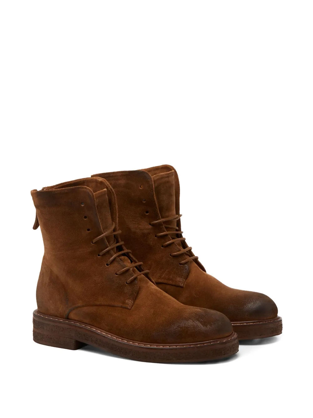 Marsèll Parrucca Combat Boots In Brown