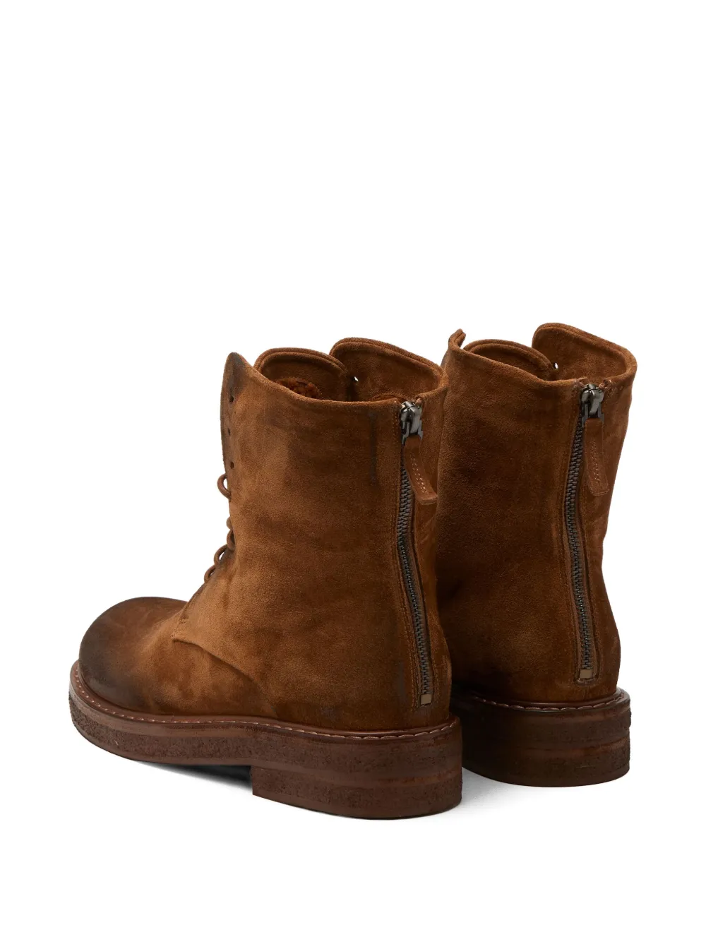Marsèll Parrucca Combat Boots In Brown