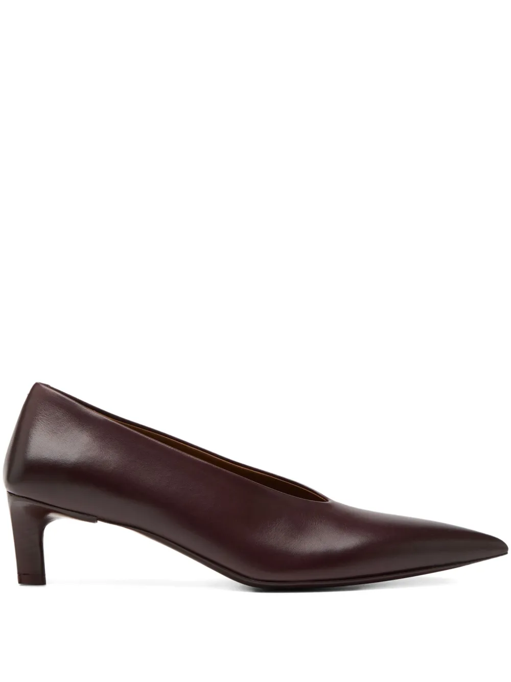 Marsèll Aculeo pointed-toe leather pumps Brown