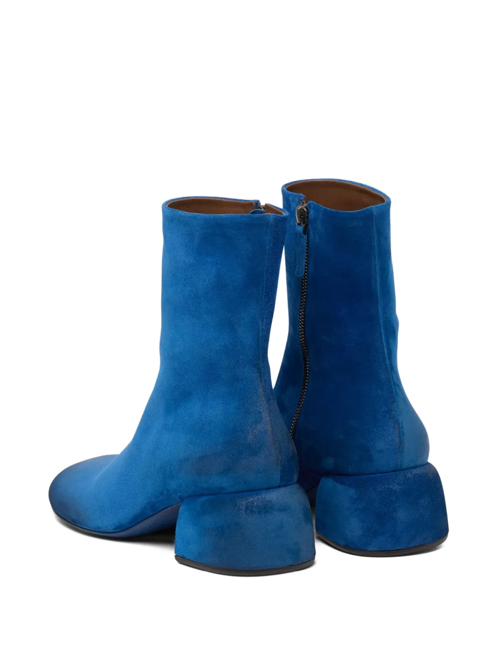 Marsèll Basata suede boots Blue