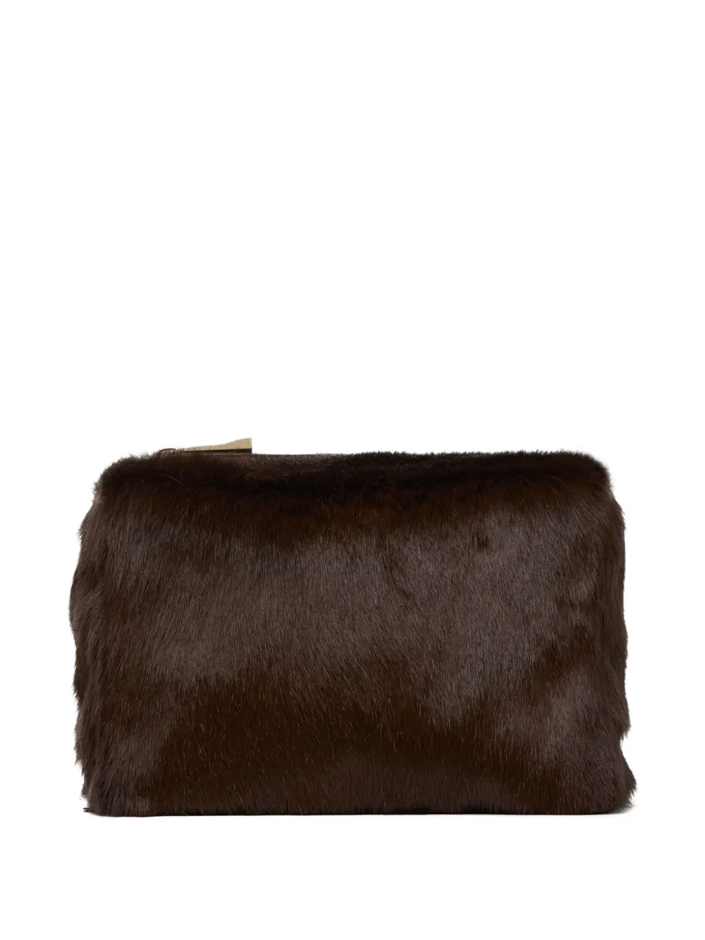 Marsèll Schoudertas van imitatiebont Bruin