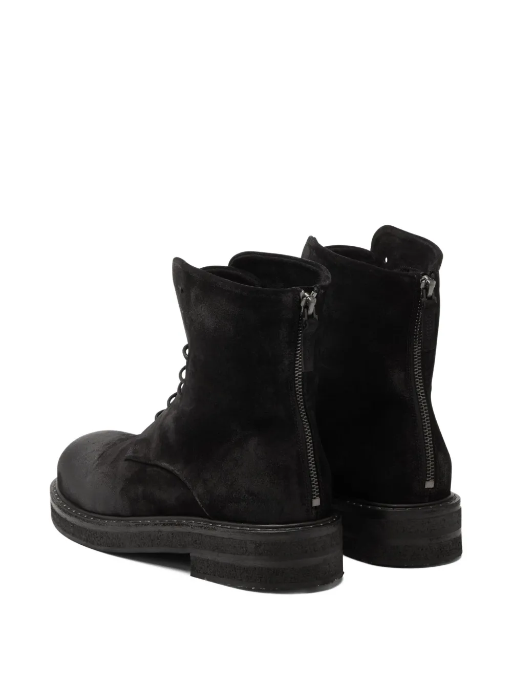 Marsèll Parrucca lace-up zip boots Black