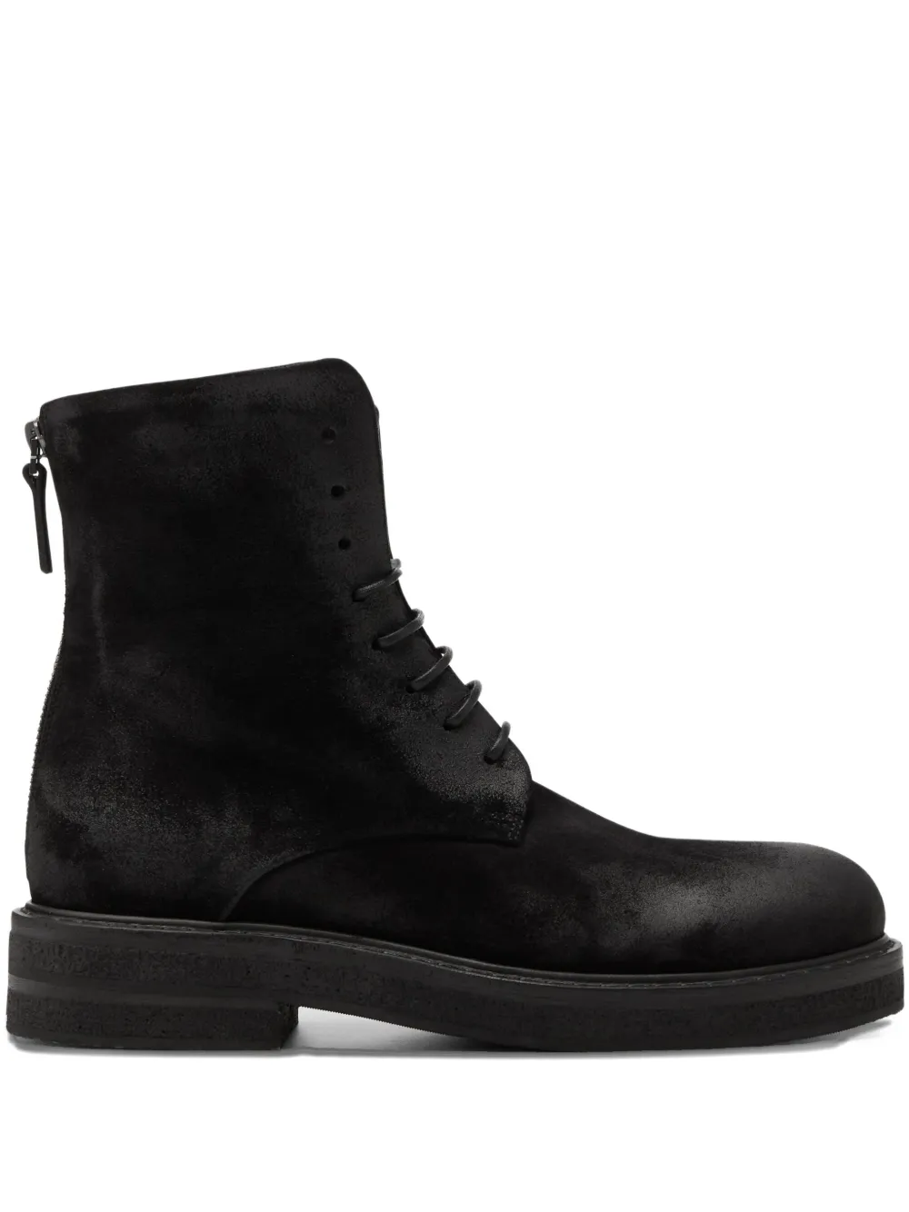 Marsèll Parrucca lace-up zip boots Black