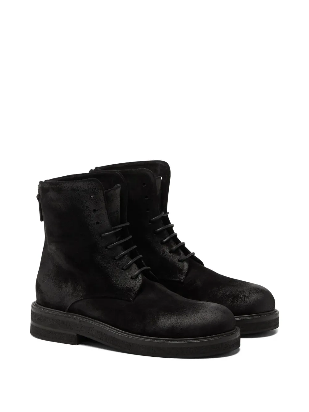 Marsèll Parrucca lace-up zip boots Black